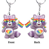 Love Is Love - Personalized LGBT Support Keychain