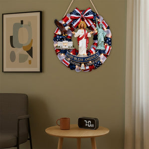 God Bless America - Personalized Patriot LED Light Acrylic Sign