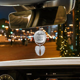 Congrats Grand 2025 - Personalized Graduation Wings Ornament