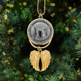 Congrats Grand 2025 - Personalized Graduation Wings Ornament