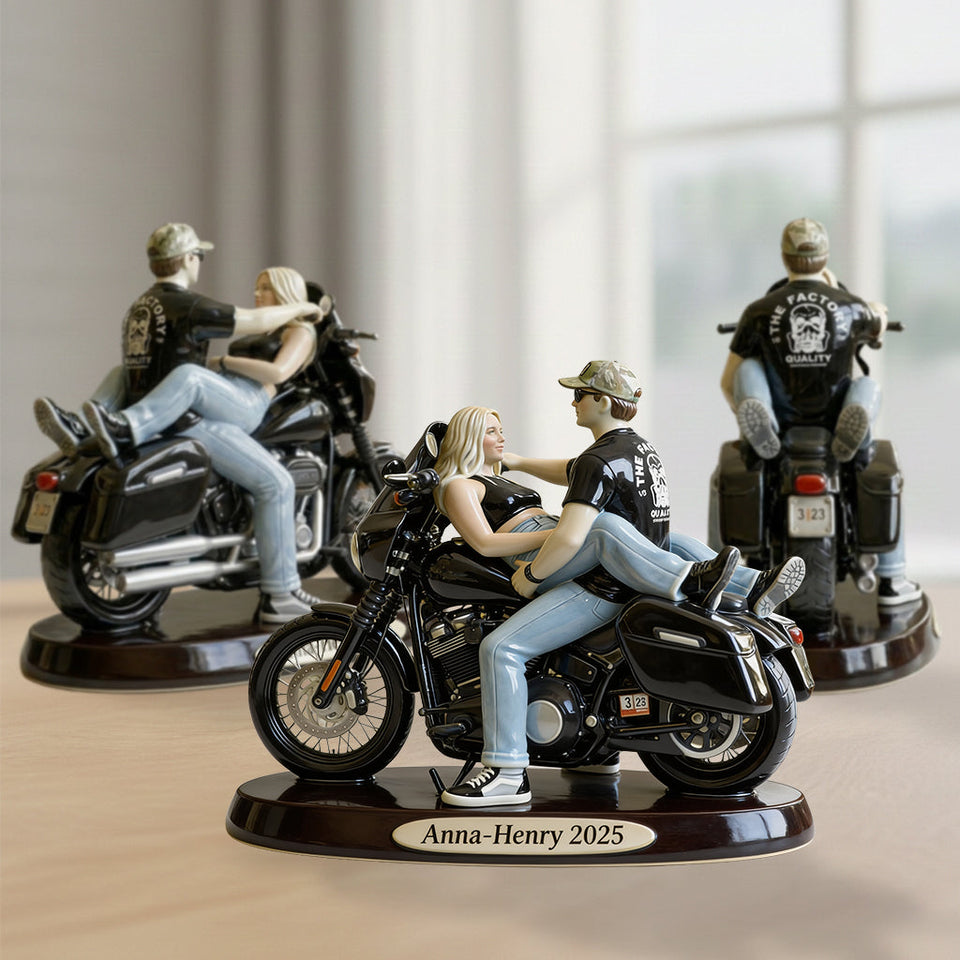 Ride Together - Personalized Biker Premium 3D Figurine