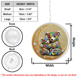 Strong Mama - Personalized Autism Awareness LED Light Ornament