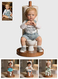 Thanks Dad Mom - Personalized Kid Paper Towel Stand