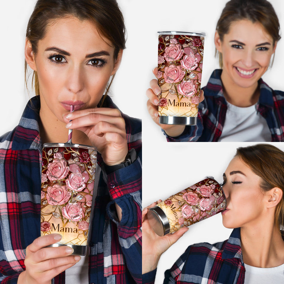I Love You Mom/ Nana/Grandma - Personalized Mother Tumbler