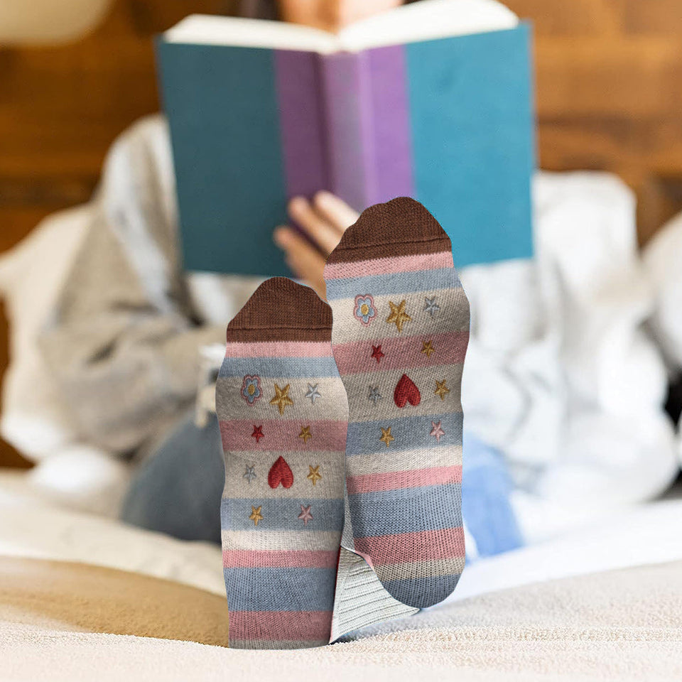 Custom Any Photo - Besties Forever - Personalized Bestie Socks
