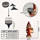 Lovely Garden Gnome - Personalized Gardening Solar Acrylic Light