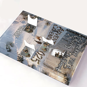 Merry Furry Christmas - Personalized Dog Advent Calendar With Ornaments