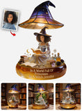 In A World Full Of Princesses Be A Witch - Personalized Witch Acrylic LED Night Light