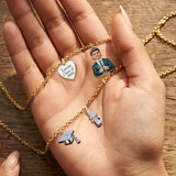 Class Of 2026 - Personalized Graduation Metal Necklaces With Pendants
