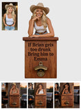 Last Call Landing - Personalized Couple Wall Bottle Opener