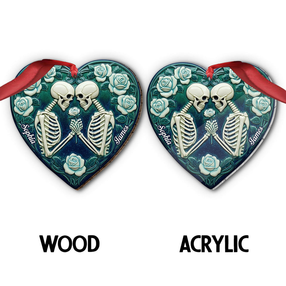 Skeleton Couple, Till Death Do Us Part - Personalized Couple Ornament