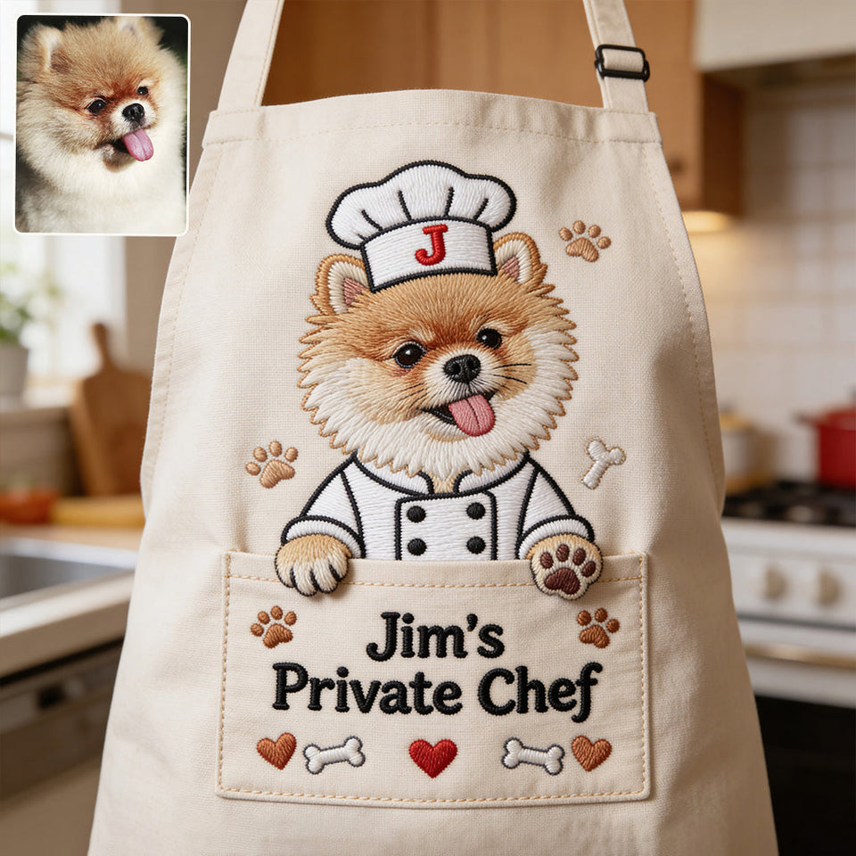 Apron For Dog Lovers - Personalized Dog Apron
