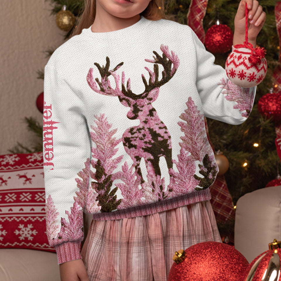 Country Girl - Personalized Hunting Ugly Sweater