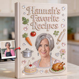 Mother Gift Idea, Mother Cooking Recipes - Personalized Mother Leather Journal