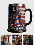 Cheers To Freedom - Personalized Independence Day/ 4th of July Beer Stein