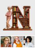 Back To School, Librarian Gift - Personalized Librarian 2 Layered Wood Sign / Wood Plaque