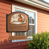 Your Sewing Room Logo - Personalized Sewing Wooden Wall Mount Sign