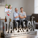 Father Gift Idea, Husband Gift - Personalized Father Custom Shaped Acrylic Plaque