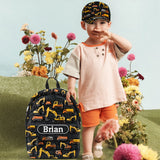 Children's Engineering Vehicle Wall Theme - Personalized Kid Classic Cap & Backpack