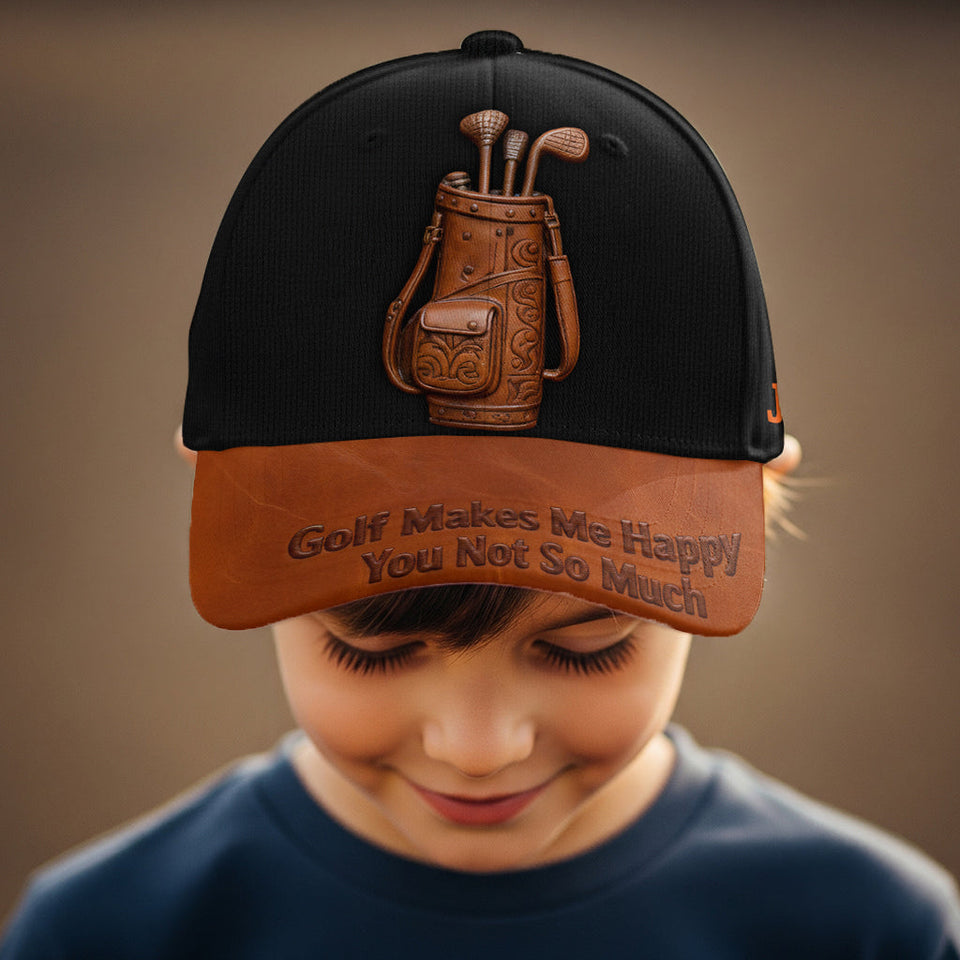 Golf Makes Me Happy - Personalized Golf Classic Cap