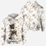 Cute Kittens - Personalized Cat All Over Shirt