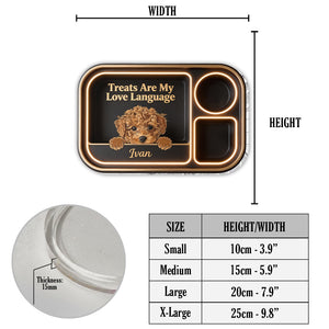 Treat Dealer - Personalized Dog Catch-All Tray