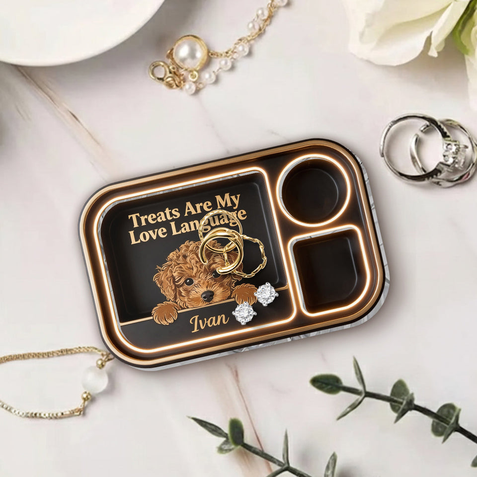 Treat Dealer - Personalized Dog Catch-All Tray