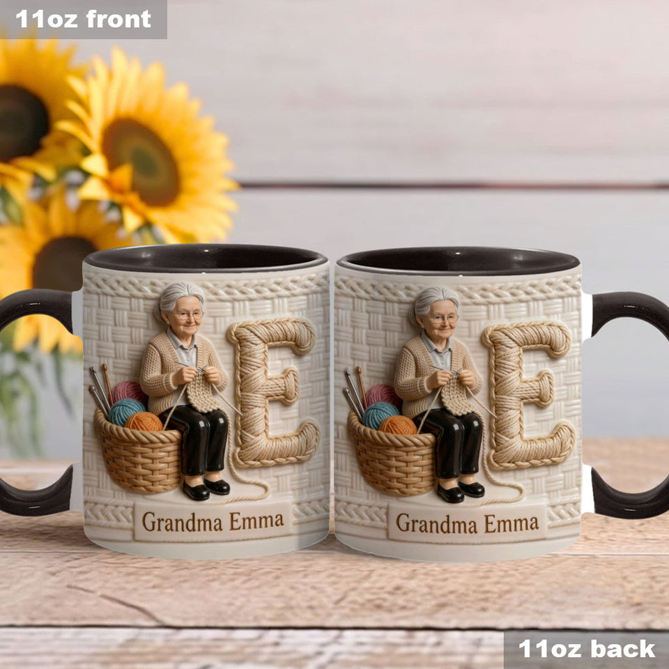 Custom Any Photo, Love Crocheting - Personalized Crocheting Accent Mug
