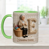 Custom Any Photo, Love Crocheting - Personalized Crocheting Accent Mug