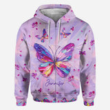 Beautiful Butterfly - Personalized Butterfly All Over Shirt