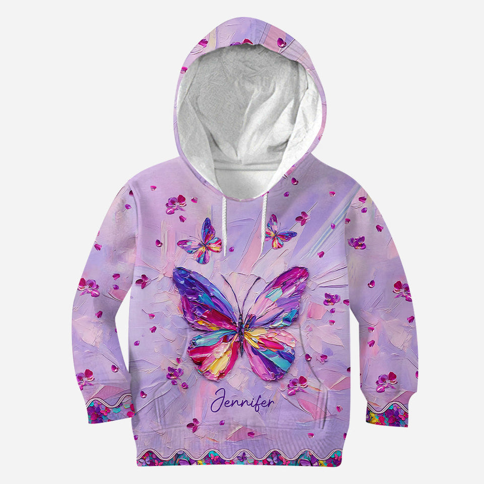 Beautiful Butterfly - Personalized Butterfly All Over Shirt