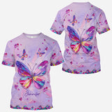 Beautiful Butterfly - Personalized Butterfly All Over Shirt