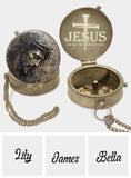 Faith Hope Love - Personalized Christian Compass