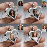 Custom Any Photo, I Am A Child Of God - Personalized Christian Shaped Metal Pendant Necklace