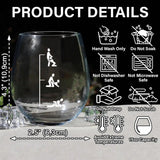 Naughty Couple - Personalized Couple All Over Wine Glass