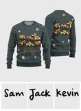 Construction Machines - Personalized Kid Ugly Sweater