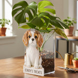 Custom Any Photo Pet Treats - Personalized Dog Acrylic Pot