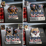Patriotic Dog Owner - Personalized Dog Magnet