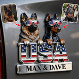 Patriotic Dog Owner - Personalized Dog Magnet
