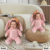 Custom Any Photo Best Easter Gift - Personalized Kid Premium Faux Fur Pillow