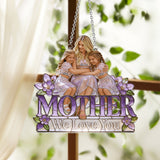 We Love You - Personalized Mother Window Hanging Suncatcher Ornament