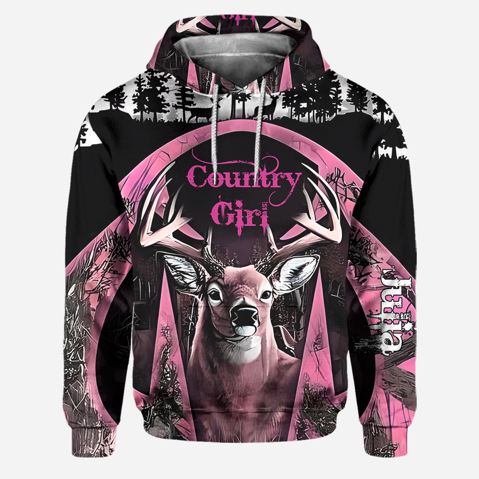 Country Girl - Personalized Hunting Hoodie and Leggings
