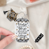 Congrats Grand Class Of 2025 - Personalized Graduation Keychain with Charms