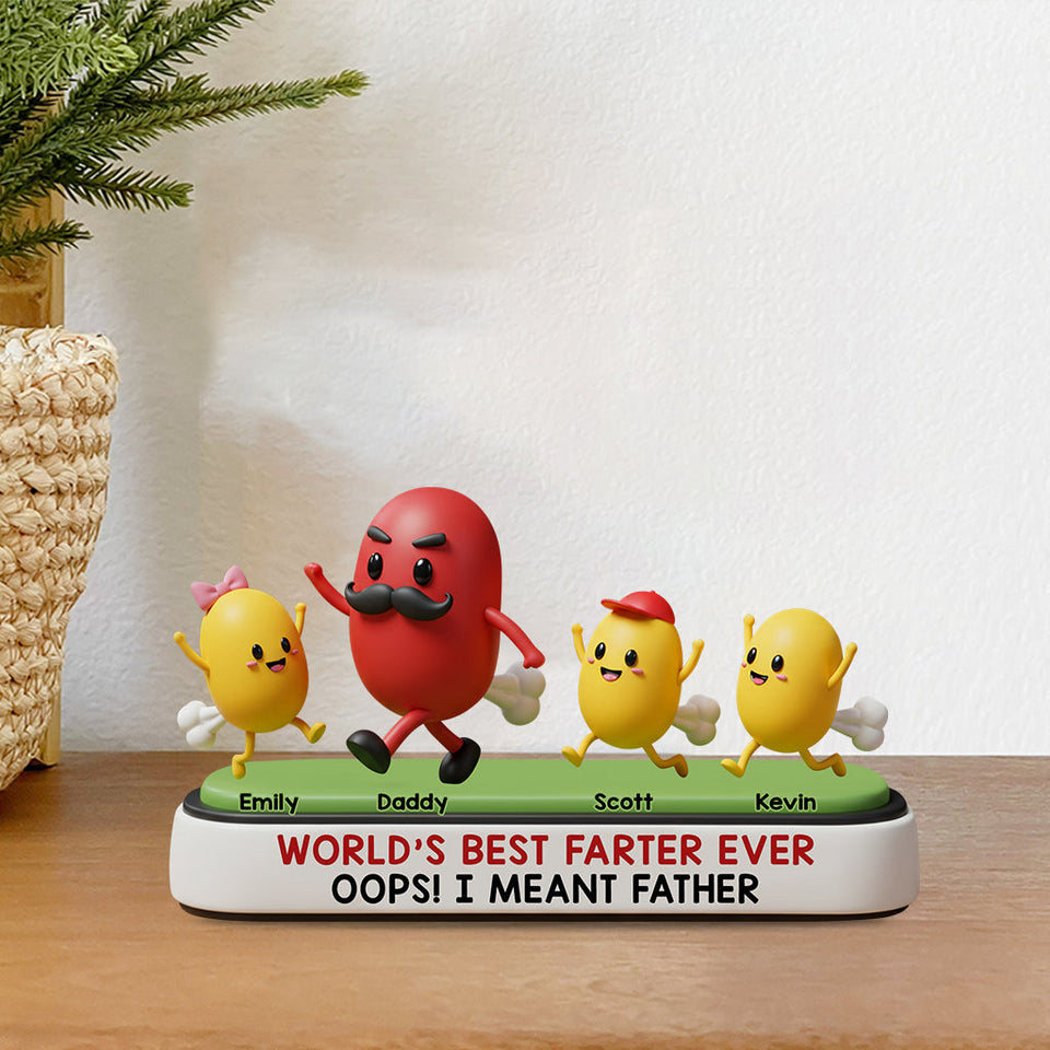 Best Farter Ever - Personalized Father Custom Shaped Acrylic Plaque