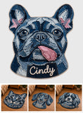 Denim Style Pet Rug - Personalized Dog Non-Slip Tufted Rug