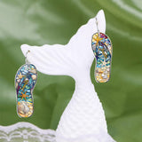 Beach Flipflops - Personalized Sea Lover Earrings