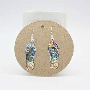 Beach Flipflops - Personalized Sea Lover Earrings