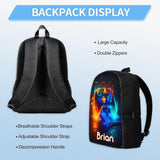 Gaming Handle - Boys' Large Capacity School Bag Set of Three - Personalized Kid Backpack Lunch Bag Pencil Case Set