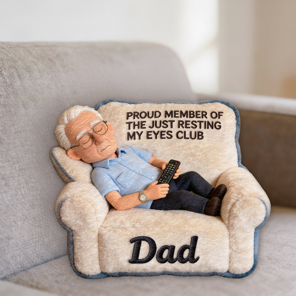 Funny Gift For Dad, Father's Day Gift - Personalized Father Premium Faux Fur Pillow