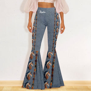 Vintage Horse - Personalized Horse Flare Leggings